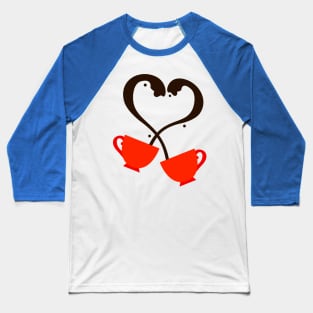 Coffee Love Baseball T-Shirt